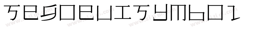 SegoeUISymbol 常规字体转换